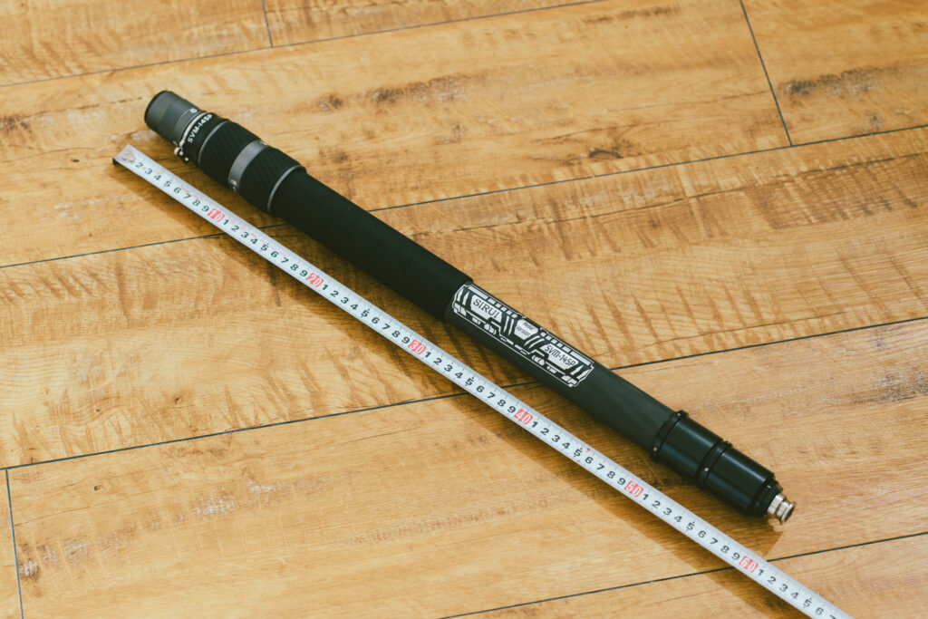 一脚の脚のみなら約60cm